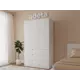 Шкаф распашной Adeta 1238553 120x200x50 см ЛДСП цвет белый