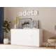 Комод Adeta Каллакс 16 6 ящиков 140x45x70 см ЛДСП цвет белый