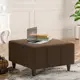 Пуф Ismat decor 60x42x68 см цвет коричневый