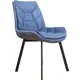 Стул Levmar capella blue 90x44x54 см ткань цвет синий
