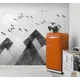 Фотообои на стену флизелиновые 3d Горы Птицы 300x270 см Luxury Walls AM22003