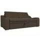 Диван Лига Диванов Медиус 107065 195x76x103 см рогожка цвет коричневый