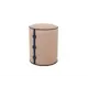 Пуф Огого обстановочка! Drum button ankor 42x52x42 см цвет бежевый/темно-синий