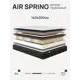 Матрас Darwin Air Spring 140x200 см независимый пружинный блок, полутораспальный, ортопедический