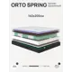 Матрас Darwin Orto Spring 140x200 см независимый пружинный блок, полутораспальный, ортопедический, жесткий