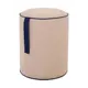 Пуф Огого обстановочка! Drum handle ankor 42x52x42 см цвет бежевый/темно-синий