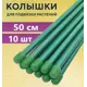 Набор садовых колышков Лето 10 шт по 0.5 м x d10 мм сталь ПВХ