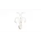 Настенный светильник LUMINA DECO LDW 6028-5 WT Magica цвет хром