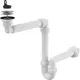 Сифон для раковины Alcadrain AG210511100/A413 D40 мм белый