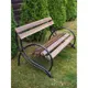 Скамья садовая Добропаровъ 45 см x 200 см x 52 см дерево бежевый