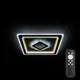 Люстра потолочная светодиодная RITTER 52367 3 Crystal 3D 40 м² теплый белый свет цвет белый