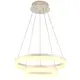 Люстра подвесная светодиодная ZUMALINE L-CD-01 Circle 4.70 м² теплый белый свет цвет серый