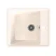 Врезная мойка Mixline 551124 46x50.50x19 см искусственный камень цвет белый
