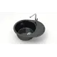 Врезная мойка Bergg Zett Lab B010Q004-K 44x57.50x21.50 см кварцит цвет черный