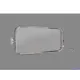 Зеркало косметическое настенное 60x40 см