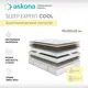 Матрас Askona Sleep Expert Cool 90x200 см независимый пружинный блок, односпальный, ортопедический, кокосовый