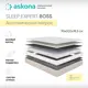 Матрас Askona Sleep Expert Boss 90x200 см независимый пружинный блок, односпальный, ортопедический