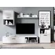 Шкаф для телевизора НК-Мебель Rock 210x70x36 см ЛДСП цвет белый