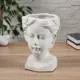 Ваза настольная Simaland Цветущие мысли 13.5x20 см. цвет белый