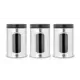 Набор контейнеров 3 шт Brabantia 1.4 л нержавеющая сталь цвет матовая сталь