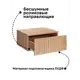 Тумба прикроватная Storys Сити 40x18x34 см 1 ящик ЛДСП цвет дуб сонома