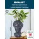 Кашпо Античная голова Idealist lite 24 см 9.5 л искусственный камень белый