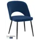 Кухонный стул Milavio Монако light 20Ч 81x55x47 см ткань цвет синий