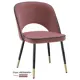 Кухонный стул Milavio Монако light 22/31Ч/З 81x55x47 см ткань цвет темно-розовый