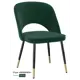 Кухонный стул Milavio Монако light 32Ч/З 81x55x47 см ткань цвет темно-зеленый