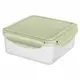Контейнер герметичный квадратный Phibo Smart lock 1 л полипропилен цвет зеленый