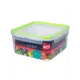 Контейнер герметичный квадратный Bora 2.1 л пластик цвет салатовый