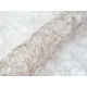 Ткань на отрез для шитья тюля паутинка 500x290 см цвет кофейный