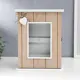 Ключница Simaland со стеклянной вставкой "Белое сердечко" 26x19x6 см
