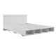 Кровать Клик мебель Линда 160x200 см ЛДСП цвет белый