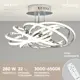 Люстра потолочная светодиодная MODERLI Arrow 22 м² изменение оттенков белого цвет хром