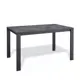 Кухонный стол прямоугольный Kenner 325046 130-185x85x76 см керамика цвет черный