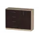 Комод Furnistyle Лайф лкм-03 3 ящика 115x40x90 см ЛДСП цвет дуб сонома/венге