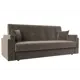 Диван Лига Диванов Лига-015 117899 216x90x83 см велюр цвет коричневый