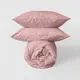 Комплект постельного белья Morфeus Powder Pink p51001, полутораспальный, хлопок цвет розовый