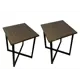 Комплект табуретов 2 шт Solarius 202-10005-2 35x44x35 см дерево цвет темный дуб
