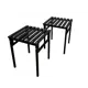 Комплект табуретов 2 шт Solarius 210-10012-2 35x45x35 см дерево цвет черный