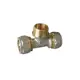 Тройник Frap F311.1604 с наружной резьбой 16 x 1/2" x 16