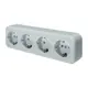 Розетка накладная Svet EV0311-0021 с заземлением цвет белый