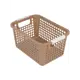Корзина Bora 22.3x12.5x25.8 см пластик цвет коричневый