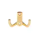 Крючок для одежды Без Бренда ЦБ005764 2x3x1 см 2 крючка цвет золотой