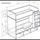 Кровать Кариви КИВи 163x145x73 см ЛДСП цвет розовый 00256-31-23-00