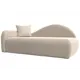 Диван Лига Диванов 022 118975L 213x90x82 см рогожка цвет бежевый