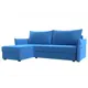 Диван Лига Диванов 118430L 226x85x140 см велюр цвет голубой