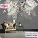 Фотообои флизелиновые Bartonwall 300x270 см Листья и Журавль