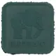 Термоаппликация заплатка из замши Elephant 3.69 x 3.72см 100% кожа зеленый цвет